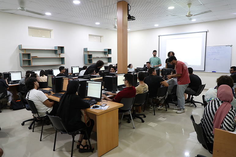 RHU hands-on workshop helps students master their web development skills 2023