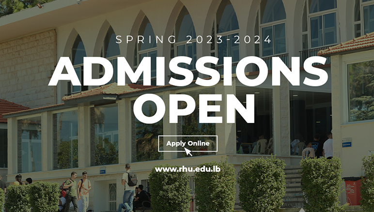 Admission to RHU for Spring 2023-2024 is open!