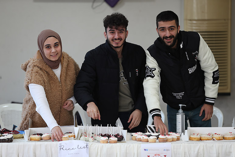 RHU students hold a bake sale to spread love and joy on Valentine's Day