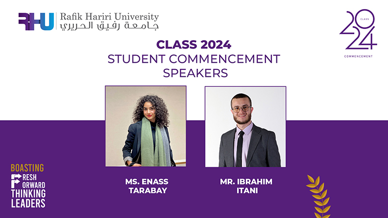 RHU announces its 2024 Student Commencement Speakers