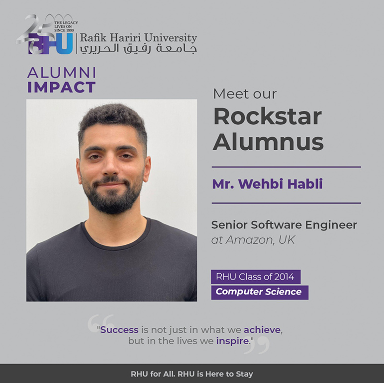 RHU alumnus Wehbi Habli: A tech industry leader making a global impact